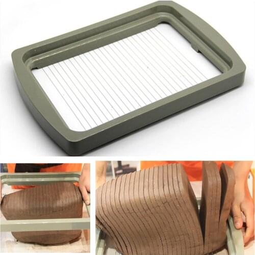 Pottery Tools Toast Mud Slice Cutter 1cm Thick Uniform Mud Piece Professional Cutter Quickly Cut Mud Clay Sculpture Tool