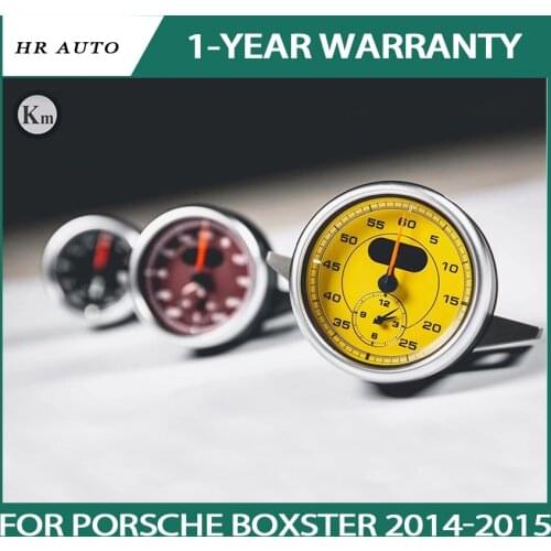 Dashboard Interior Compass Time Electronic Instrument Clock Car Stopwatch fit for Porsche Boxster 2014-2015