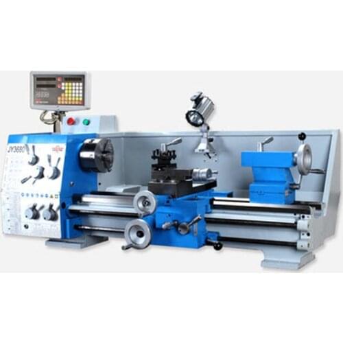 JY3680industry Lathe Metal Desktop High Power Multifunction Home DIY Variable Speed Miniature Metal lathe High Precision Machine