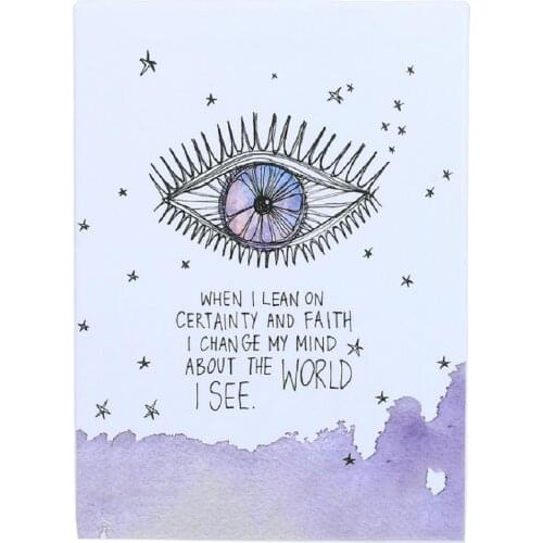 52 Pcs Oracle Tarot universe Oracle Cards Board Deck Games Palying Cards For Party GameTarot Deck Board Game Cards