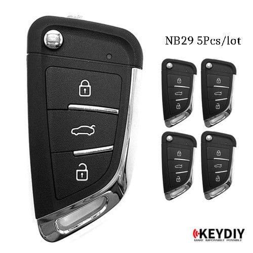 KEYECU 5X KEYDIY Universal KD Remotes NB-Series NB29-3 for KD900 KD900+ URG200+ KD-X2