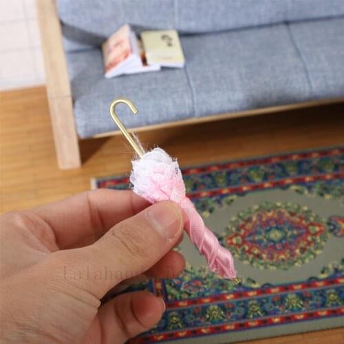 Doll House Mini Umbrella Model OB11 Doll House with Scene Food Play with Toys Simulation Furniture Accessories