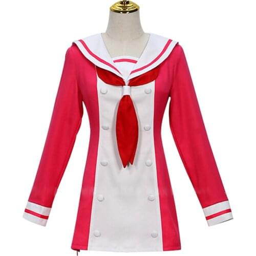 Munou na Nana Cosplay Costume Role Hiiragi Nana Dress Tie Bow Suits Uniform School Sailor Suit Christmas Cos Party