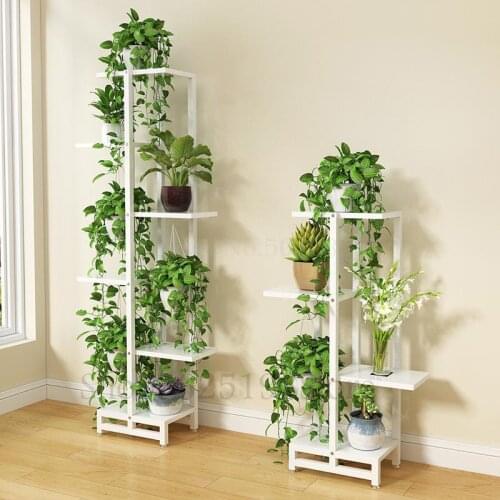 Flower Stand Living Room Falling Subway Art Multi-level Indoor Multi-function Hanging Basket Green Shelf Special Space-saving