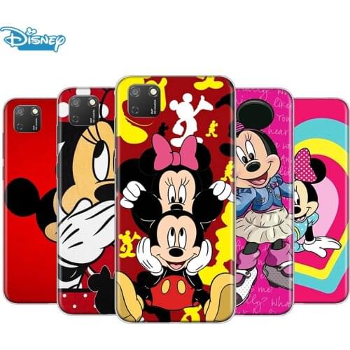 Transparent Cover Red Mickey mouse For Honor 9 9S 9A 9C 9X 9N 9i V9 10 10i 10X X10 Lite Pro Shockproof Phone Case