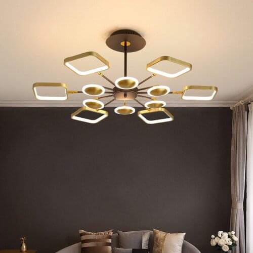 Modern living room decoration crystal chandeliers ceiling ventilador de techo AC85-265V ceiling light fans