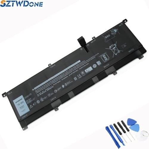 SZTWDONE 8N0T7 New Laptop Battery for DELL Precision 5530 XPS 15 9575 P73F 8N0T7 0TMFYT 11.4V 75WH