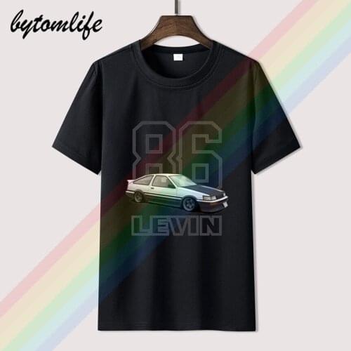 Toyota Corolla AE86 LEVIN 4AGE Touge T Shirt Per Uomo S-5XL Fujiwara tofu Magliette vendita Calda Popolare