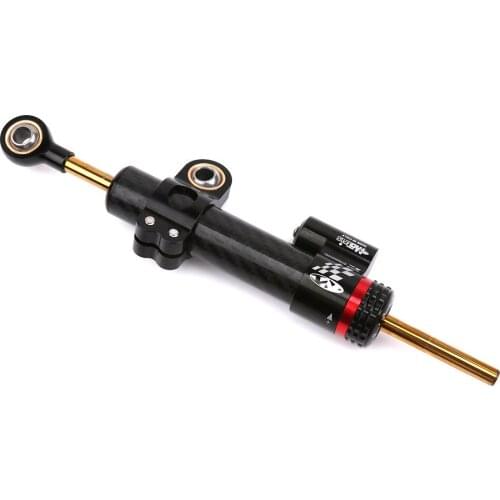 Universal Motorcycle Steering Direction Damper Carbon Fiber for Kawasaki Honda SUZUKI Large Displacement Aviation Aluminum Parts