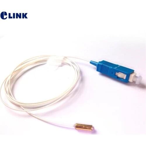 5pc fiber optic Collimator C-Lens 1310nm/1550nm 3.2*9mm Gold Plated Tube G657A1 SC/UPC pigtail 1mtr SM free shipping ELINK