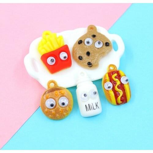 20pcs Resin Diy Simulation Eye Doll Kawaii Craft Phone Shell Scrapbooking Cabochon For Mini Embellishments Cute Toys