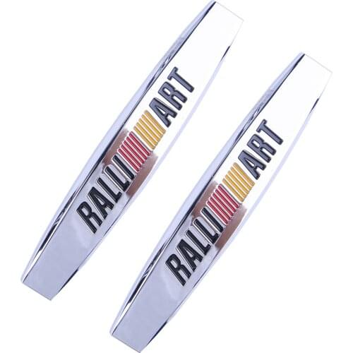 Car Emblem Badge Decal Auto Styling Sticker For Ralliart Logo for Mitsubishi ASX Lancer Pajero Outlander Emblem Accessories