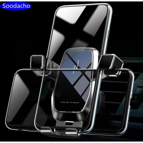 Car Phone Holder Air Vent Case Mount Gravity Clip Mount Auto Phone Holder In Car Stand Support Dropshipping 2021 Metal Vehicle