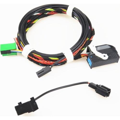 AZQFZ Bluetooth Module Harness Cable Plug+Microphone For VW Passat B6 B7 Golf MK5 MK6 Transporter T5 Eos NMS Tiguan 1K8035730D
