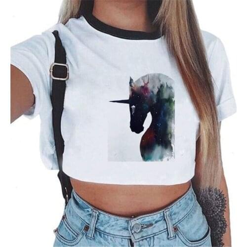 CHARLIE ROBERT Women's Cropped T-shirts