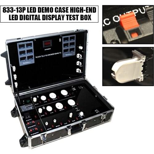 6833-13P LED Demo Case The high-end LED Digital Display Test Box LED Lighting Demo Box led show case