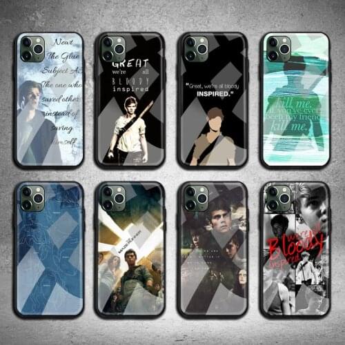 Newt Quotes The Maze Runner Phone Case Tempered Glass For iPhone 12 11 Pro Max Mini XR XS MAX 8 X 7 6S 6 Plus SE 2020 cover