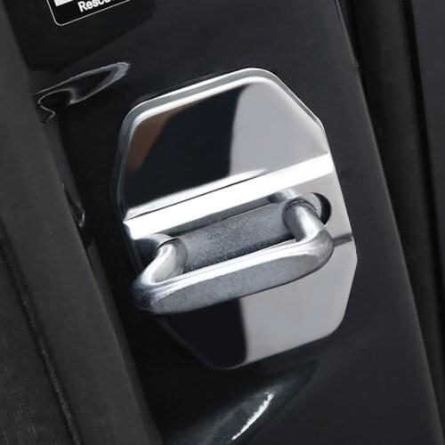 FOR Mercedes-Benz AMG class S lock buckle cover E C E260L GLK M car door buckle cover stainless steel modification car styling