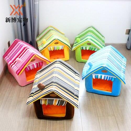 Pet nest puppy house autumn and winter seasons removable washable Teddy small dog supplies cat litter warm