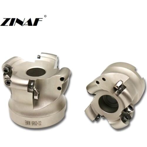 Milling head EMR 5R 6R 50 63 80 100 for RPMW1003 RPMT10T3 RPMT1204 Arc angle plane R angle CNC Machine tools,milling machines