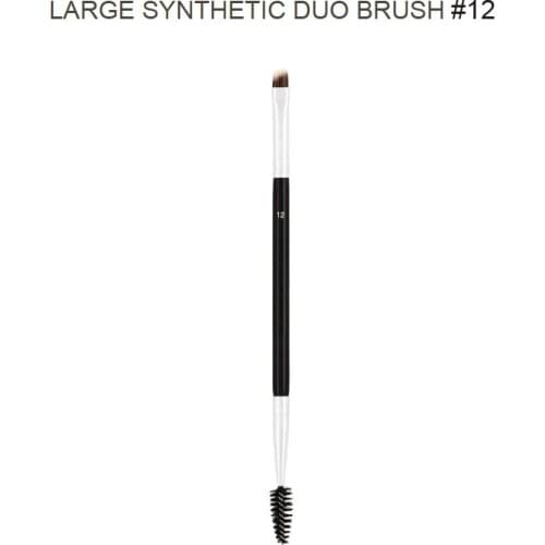 Duo Brow Brush 12# 15# 7# 20# Eyebrow Enhancer Angled Eyebrow Brush + Comb Professional Beauty Makeup Tool 1PCS