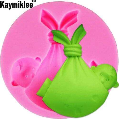M644 Baby Silicone Mold Fondant Mould Cake Decorating Tools Candy Jelly Jello Chocolate Gumpaste,Sugarcraft Mold
