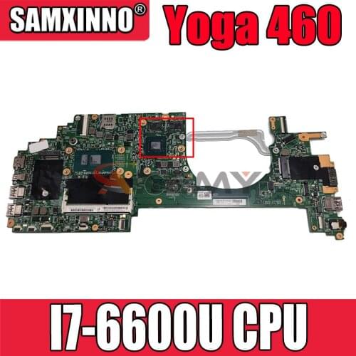For Lenovo Thinkpad P40 Yoga 460 Laptop Motherboard With SR2F1 I7-6600U CPU FRU 01AW419 01HY678 448.05106.0031