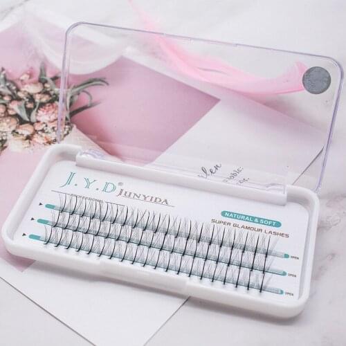 Fairy Barbie Sandwich False Eyelashes Single Cluster Self-grafting Segmented Eyelashes with Thick Fairy Hair