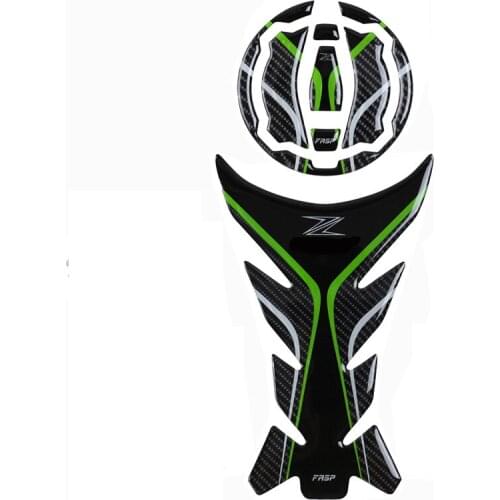 Tank pad Fuel Cap Decal Sticker Pure Carbon FOR Z900 Z650 2017-2018 versys X300