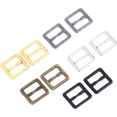Newest 10pcs Mini Tri-glide ultra-small belt buckle doll clothes buttons shoes buckle doll clothing accessory