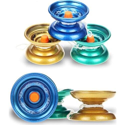 Magic Yoyo Professional Classic Toys For Children Kids Stress Reliever Decompression Metal Yo Yo Juggle Baby Toys For Boys Gifts