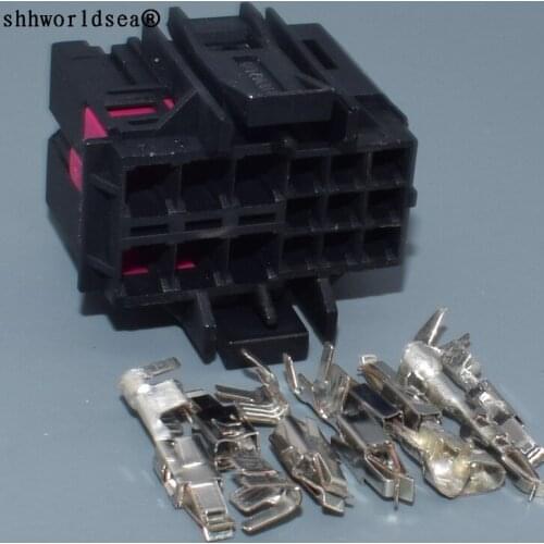 Worldgolden 15 Pin 1J0 962 615 Automotive Car Computer Board Connector Plug 1J0962615 ECU Cable Socket For VW