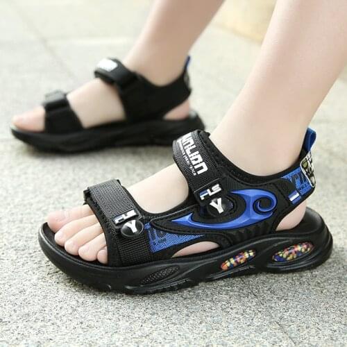 Fashion Children Sandals Summer Kids Boys Casual Shoes Breathable Mesh Velcro Casual Boys Sandals Kids Boys Sneakers New 2021