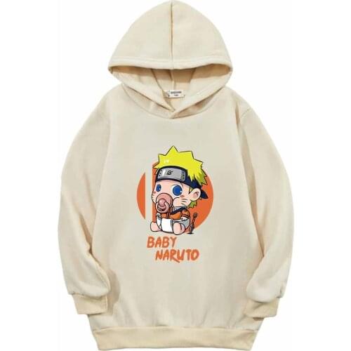Cute Little Kakashi Long-sleeved Sweater Boys and Girls To Wear During The Spring and Autumn Season Cotton Hoodie Jacket