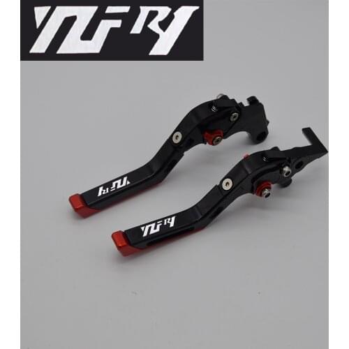 Yang hua CNC Folding&Extending Brake Clutch Levers For Yamaha YZF R1 2002 2003 With Logo(YZF R1)