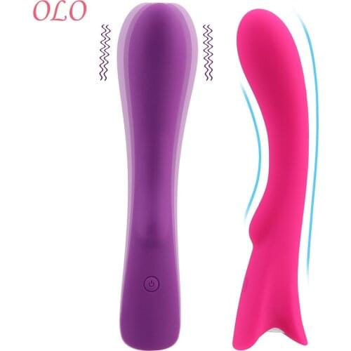 OLO G Spot Magic Wand Big Dildo Vibrator Female Masturbator Sex Toys for Woman Silicone 9 Speeds Sex Shop Toys for Adults
