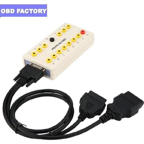 High Quality Professional Obd2 Pin Out Box Breakout Box Tester Diagnostic obd2 Pin Connector Cover All Test Points Free shipping