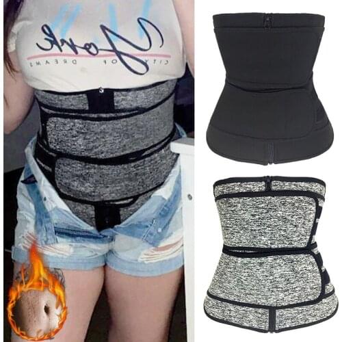 YAGIMI Tummy Sweat Shapewear Women Waist Trainer Workout Shaper Corset Neoprene Body Shaper Belt Slimming Sheath Belly Reducing