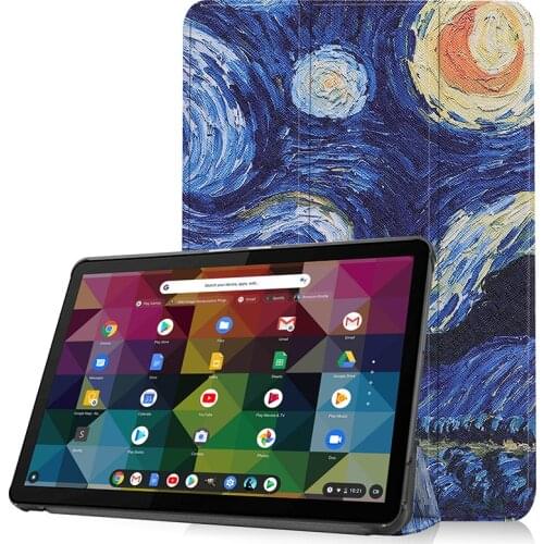 Protective Case for Lenovo Chromebook Duet 10.1 inch Cute Slim Hard Cover