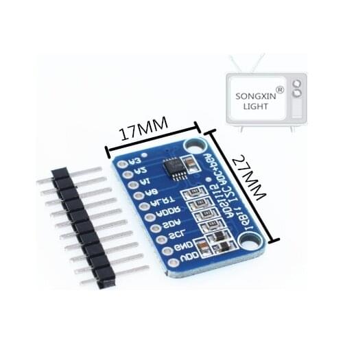 10PCS ADS1115 ADC ultra-compact 16-precision ADC module development board