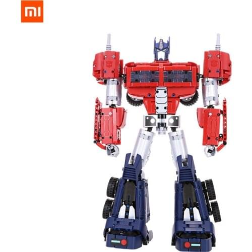 XiaoMi 1177PCS Transformers Model Building Blocks Robot Figures Building Blocks Educational toys For Children Boys Xmas Gifts