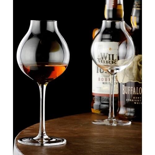 1920s Professional Blenders Whiskey Copita Nosing GlassTulip Bud Whisky Crystal XO Chivas Regal Goblet Cup Wine Tasting Glasses