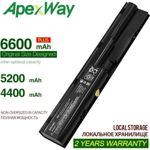 ApexWay Laptop battery for Hp ProBook 4330s 4331s 4341s 4431s 4435s 633805-001 650938-001 HSTNN-OB2R HSTNN-XB2E HSTNN-XB2F