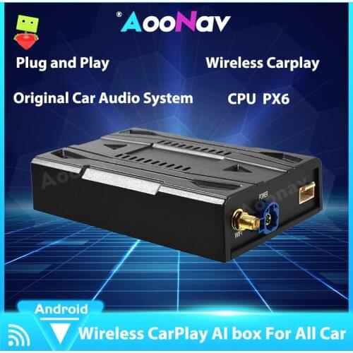 Android AI box Adapter For Audi Benz lexus Mazda Porsche Volkswagen Volvo Ford Citroen Honda Nissan Opel Wireless CarPlay