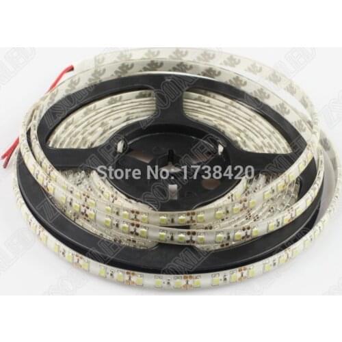 Free Shipping LED Strip Light 5m waterproof IP65 3528 SMD 600LEDS 120led/M led strip DC12V WW/W/R/G/B/RGB good quality