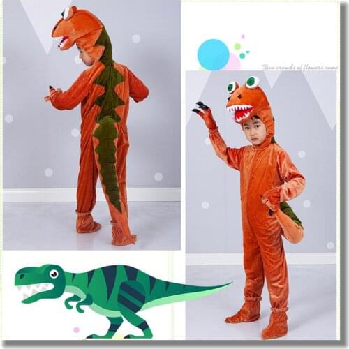 Childrens Dinosaur Performance Clothing Tyrannosaurus Rex, Raptor, Little Animal Clothing Kindergarten Dinosaur Costume