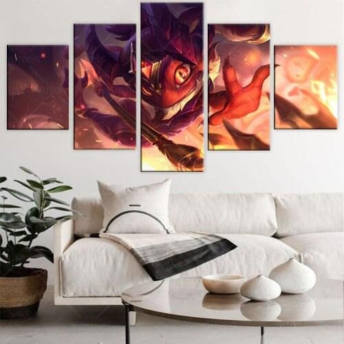 Devil Fizz (League of Legends)Game Poster and print Canvas Paintings Wall Art for living room Home Decor-Unframed