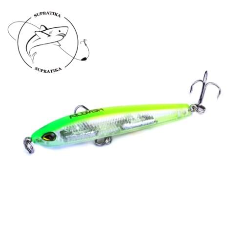 Artificial Sinking Pencil Plastic Hard Bait Swimbait 10 Colors 9g/7.5cm 8# 3D Eyes With Sharp Hook Anti-corrosion Fishing Lure