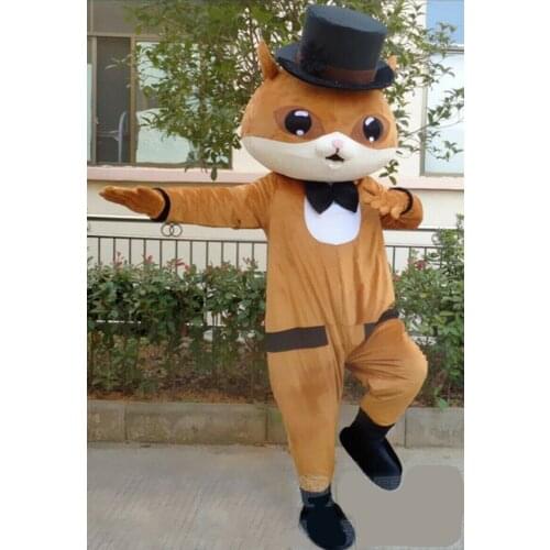 The Cat with Hat Mascot Costume New Halloween Suits Cosplay Party Game Dress