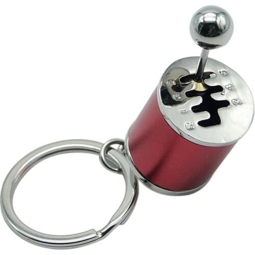 Creative Auto Parts Model 6-speed Gearbox Transmission Keychain Keyring Ring